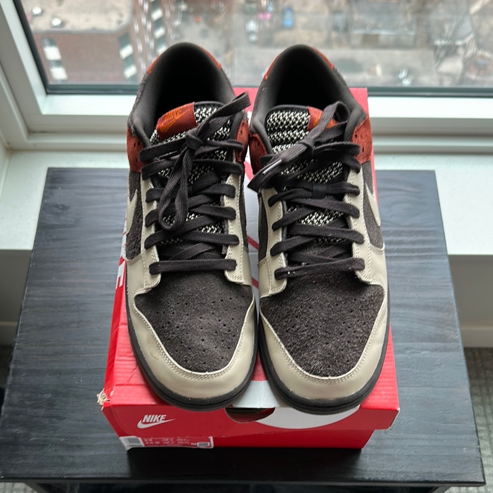Nike Dunk Low Red Panda Velvet Brown/Sanddrift